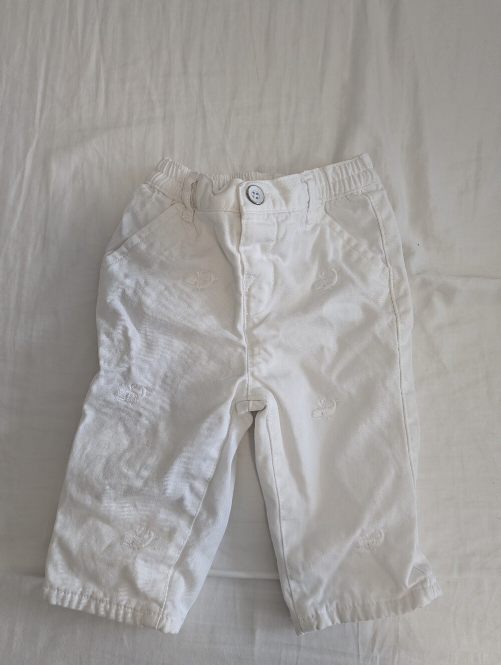 Place White Pull-On Pants